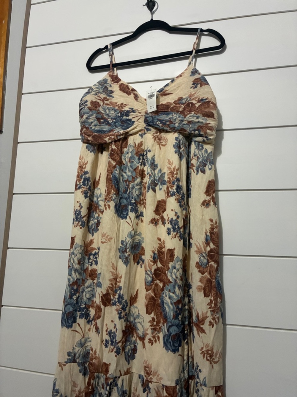 ABERCROMBIE Full length floral maxi dress new size XL tall - Picture 4 of 5